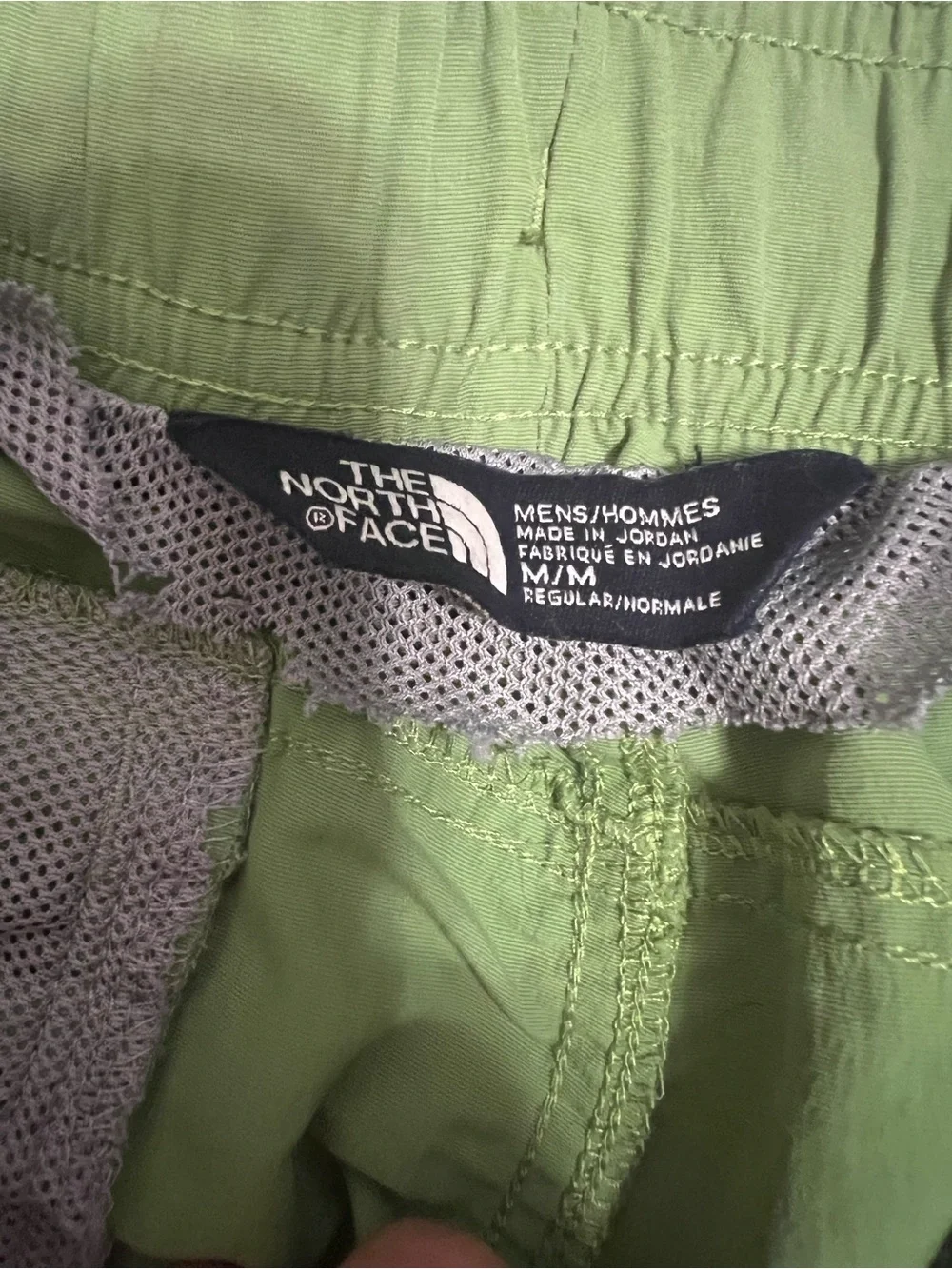 The North Face FlashDry Men’s Green Nylon Pull On Athletic Shorts size M
